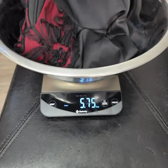 Connected Apparel Bodycon Dress 6 Black Red Floral Appliqué Party - Picture 11 of 11